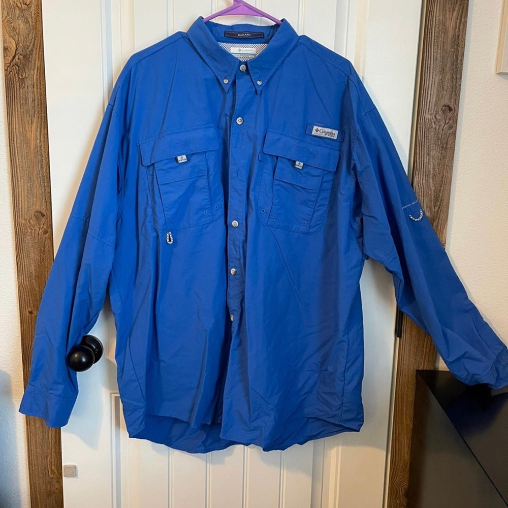 Columbia Men's PFG Bahama II UPF 30 Long Sleeve Fishing Shirt